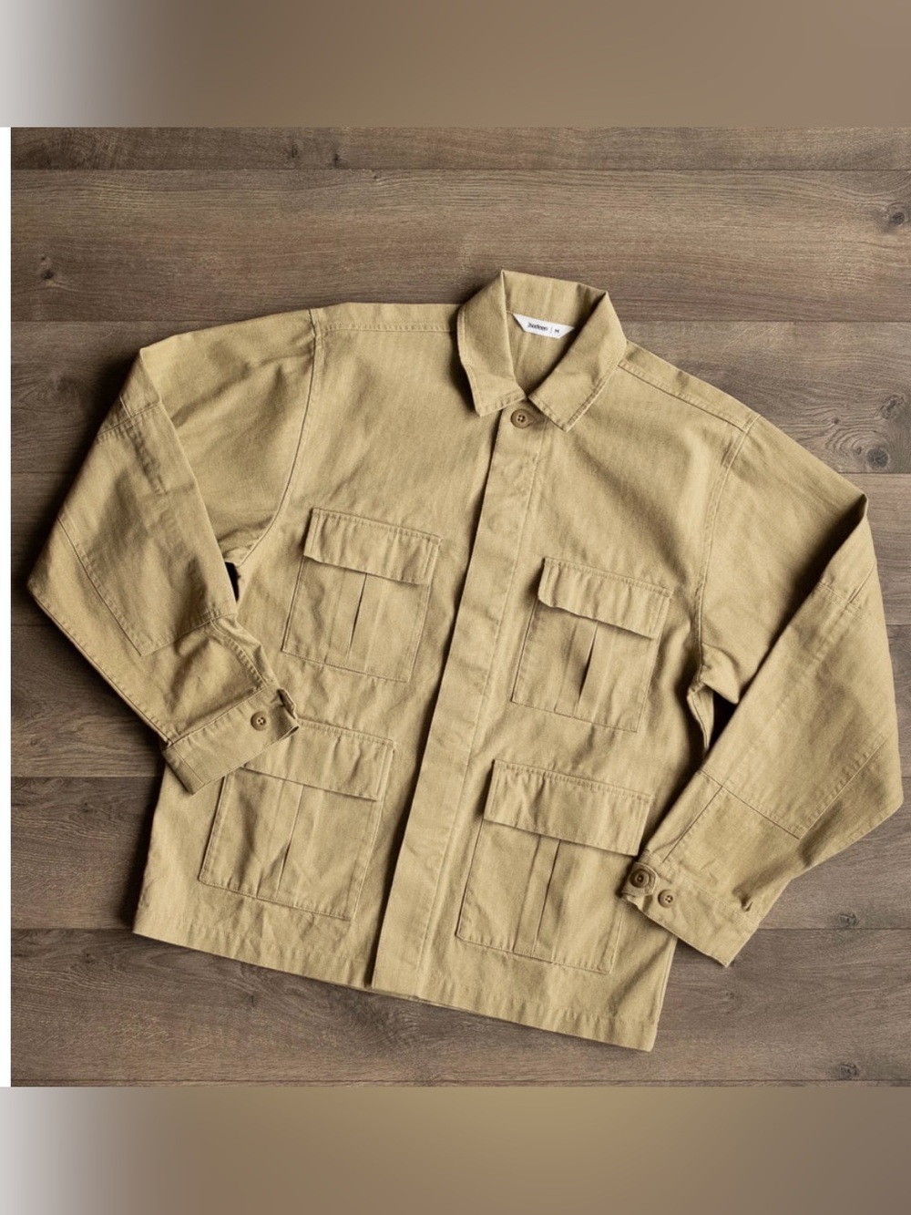 3sixteen Military Field Jacket in Beige/Khaki